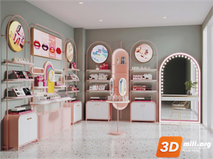 Cosmetic Store Skp Files 